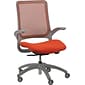 Raynor Eurotech Hawk MF22 Task Chair, Mesh Back w/ Fabric Seat, Orange, Seat: 19 3/10W x 18 1/2D,