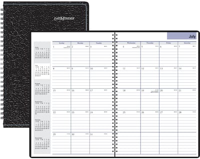 Recycled Monthly Academic Planner, 2014-2015
