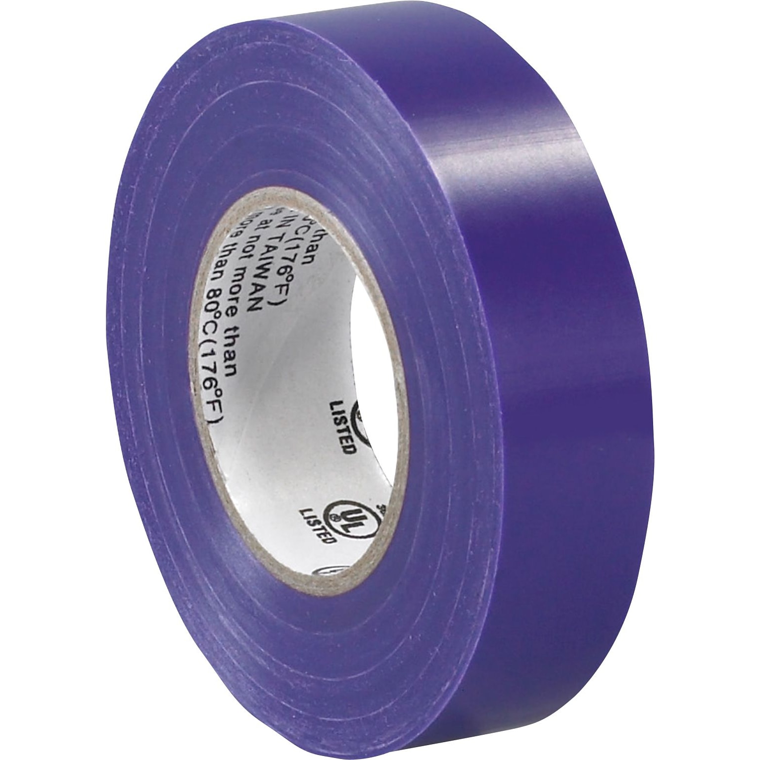 Tape Logic™ 3/4(W) x 20 yds(L) Vinyl Electrical Tape, Purple,  10/Pack