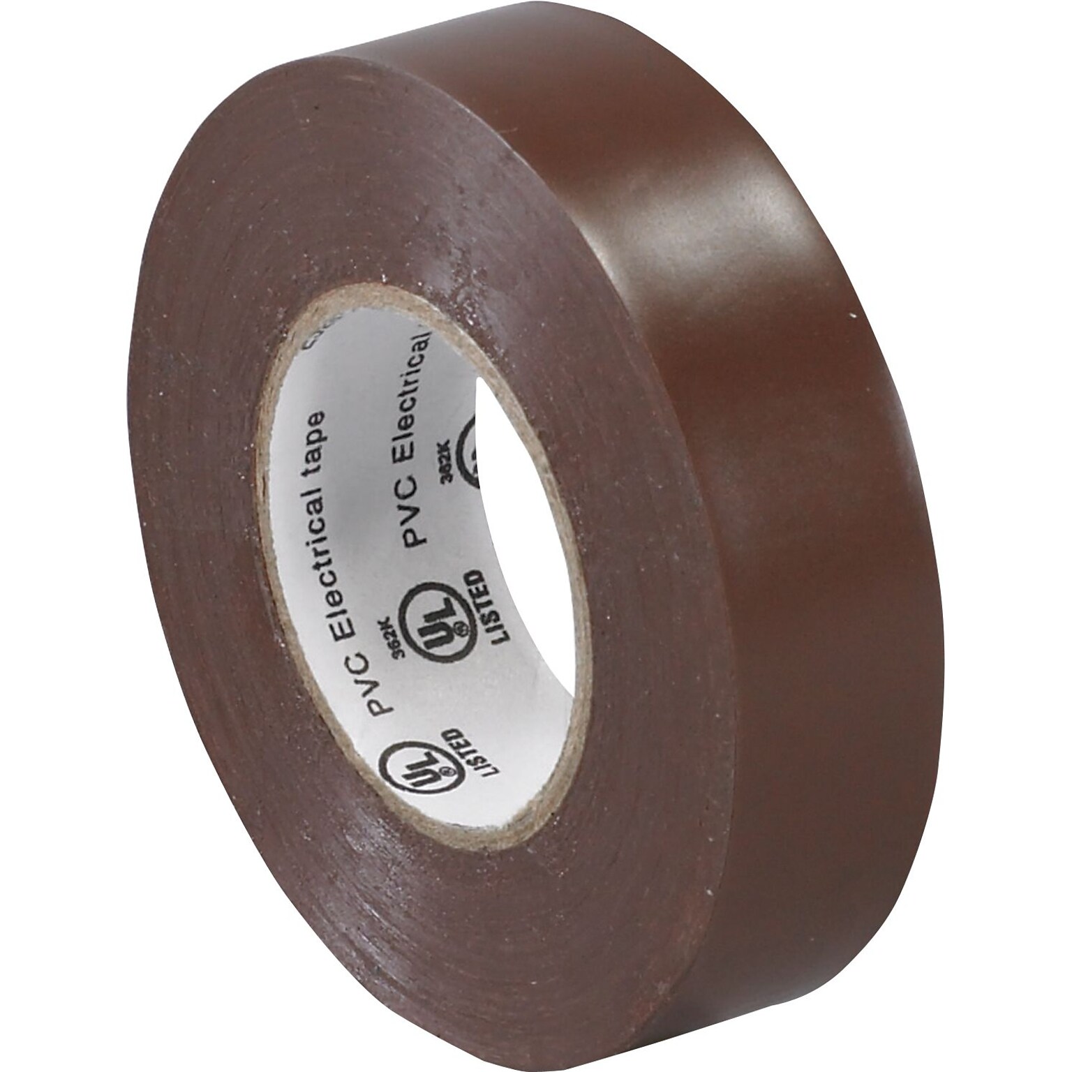 Tape Logic™ 3/4(W) x 20 yds(L) Vinyl Electrical Tape, Brown, 10/Pack