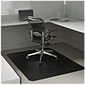 Deflect-O EconoMat Carpet Chair Mat, 46 x 60, Low-Pile, Black (DEFCM11442FBLK)