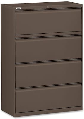 Lorell Fortress Series 42 Lateral File, Medium Tone, 4 x File Drawer(s)