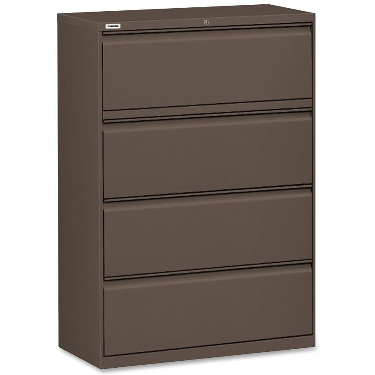 Lorell Fortress Series 42 Lateral File, Medium Tone, 4 x File Drawer(s)