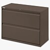 Lorell Fortress Series 42 Lateral File, Medium Tone, 2 x File Drawer(s)