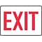 Accuform 10 x 14 Aluminum Safety Sign EXIT, Red On White (MEXT906VA)