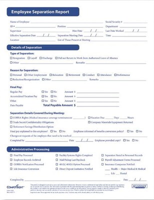 ComplyRight Employee Separation Forms (AR0373)