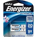 Energizer Ultimate AAA Lithium Batteries, 2/Pk