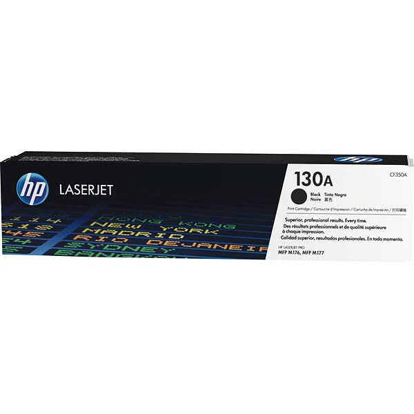 HP 130A Black Standard Yield Toner Cartridge (CF350A)