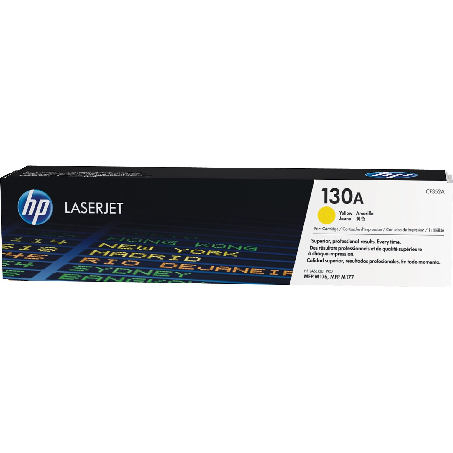 HP 130A Yellow Standard Yield Toner Cartridge   (CF352A)