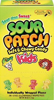 Sour Patch Kids Assorted Gummy Candy, 240 (AMC4314700)