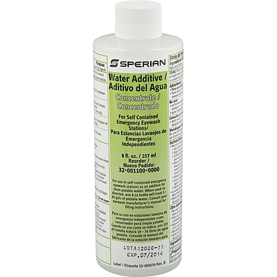 Sperian Emergency Eyewash Fend-All Water Preservative, 4/Case