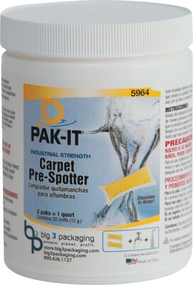 PAK-IT Carpet Pre-Spotter Citrus Scent Natural Textile