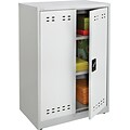 Safco 42H Steel Storage Cabinet, Gray