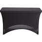 Fabric Table Cover 4' Black