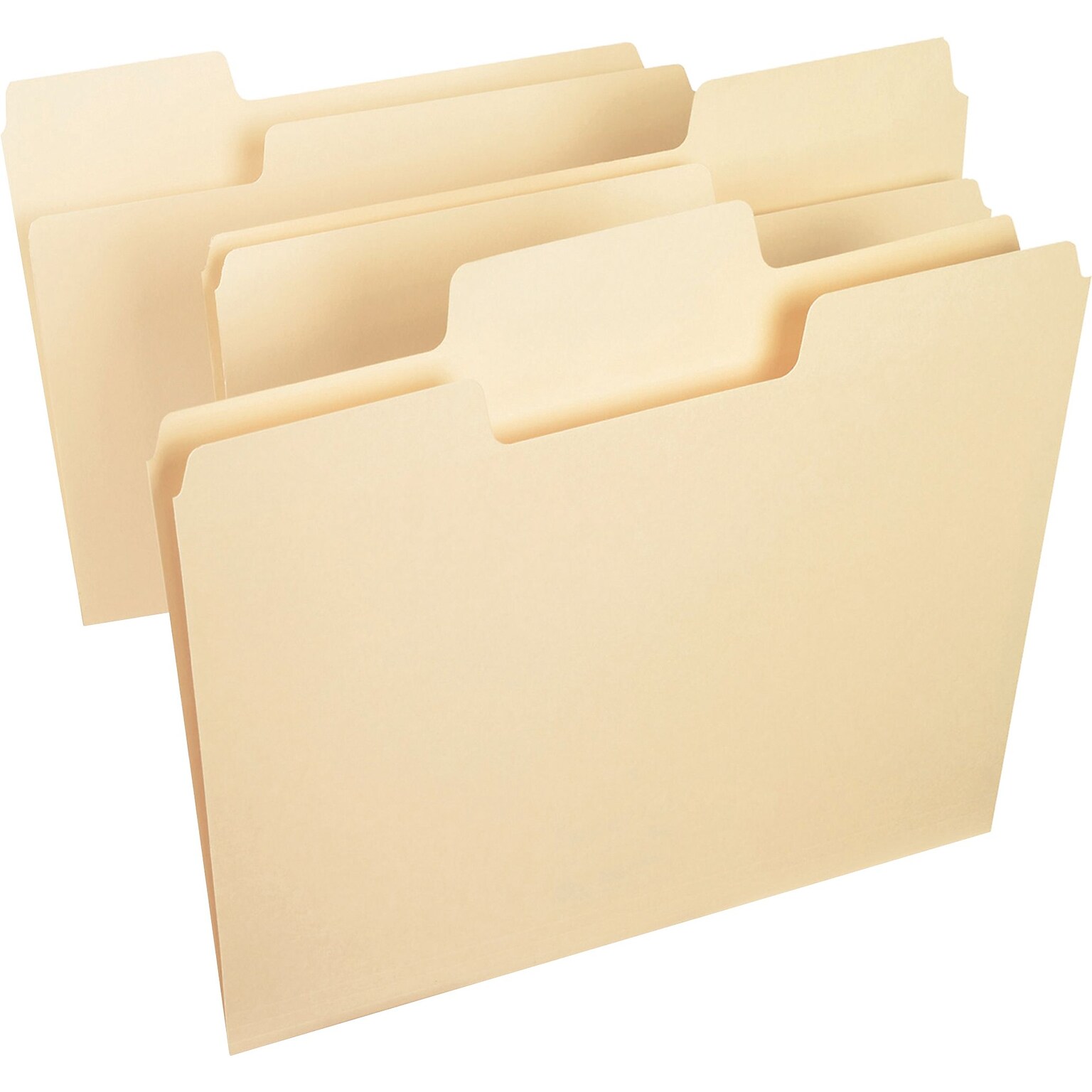 Smead® SuperTab Heavyweight Oversized 3-Tab File Folders, Legal, Manila, 50/Bx (15401)