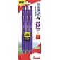 Pentel® EnerGel-X® Retractable Roller Gel Pen, Medium Point, Violet Ink, 3/Pk (BL107BP3V)