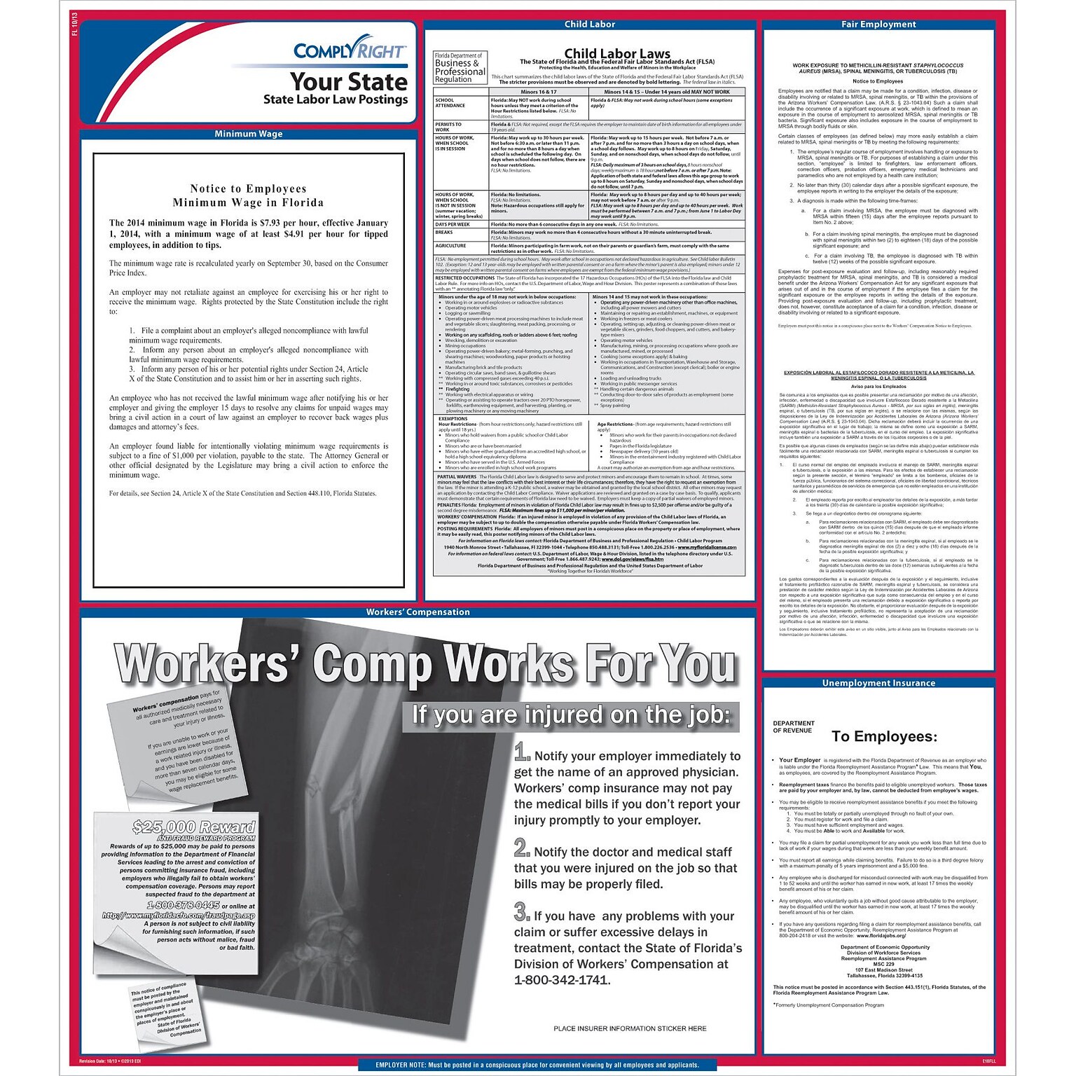 ComplyRight™ State Labor Law Poster; Texas