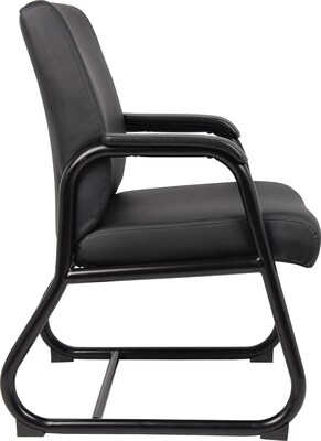 Boss Office Products Padded Guest Chair, Black (B709)