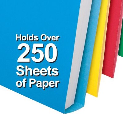 Pendaflex® Double Stuff® 3-Tab File Folder, Letter Size, Manila, 50/Box (ESS54459)