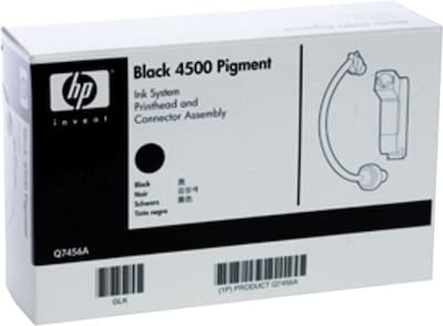HP 4500 Pigment Black Printhead & Connector Assembly, Black (Q7456A)