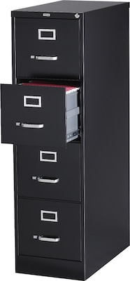 Quill Brand 4 Drawer Vertical File Cabinet Locking Letter