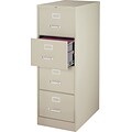 Quill Brand® 4-Drawer Vertical File Cabinet, Locking, Legal, Putty/Beige, 25D (25165D)