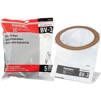 Sanitaire BV-3 Disposable Vacuum Bags, 5/Pack, 10 Packs/Carton
