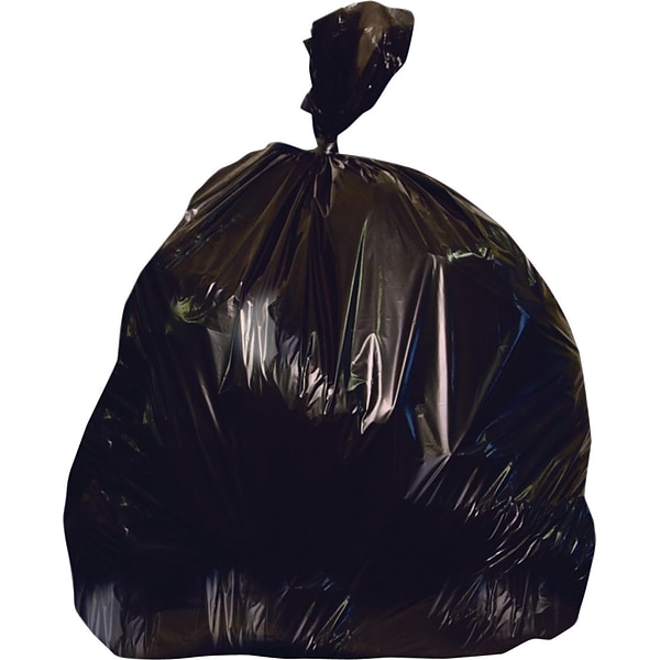 20-30 Gallon 2 MIL Black Garbage Trash Bags - 30 x 36 - Pack of 100 - For  Contractor & Commercial
