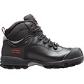 Mack Boots Dingo, Mens Composite Toe Work Boot, Leather, Black, Size 12 (Womens Size 14)