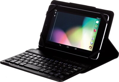 M-Edge Universal Stealth Pro Keyboard Case for 7" - 8" Tablets, Black