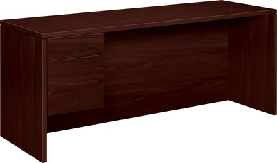 HON 10500 Series72"W Left Credenza, Mahogany (H10546LNN)