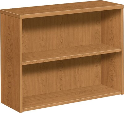 HON 10500 Series 2-Shelf Bookcase, 29 5/8H x 36W x 13 1/8D, Harvest (H105532CC)