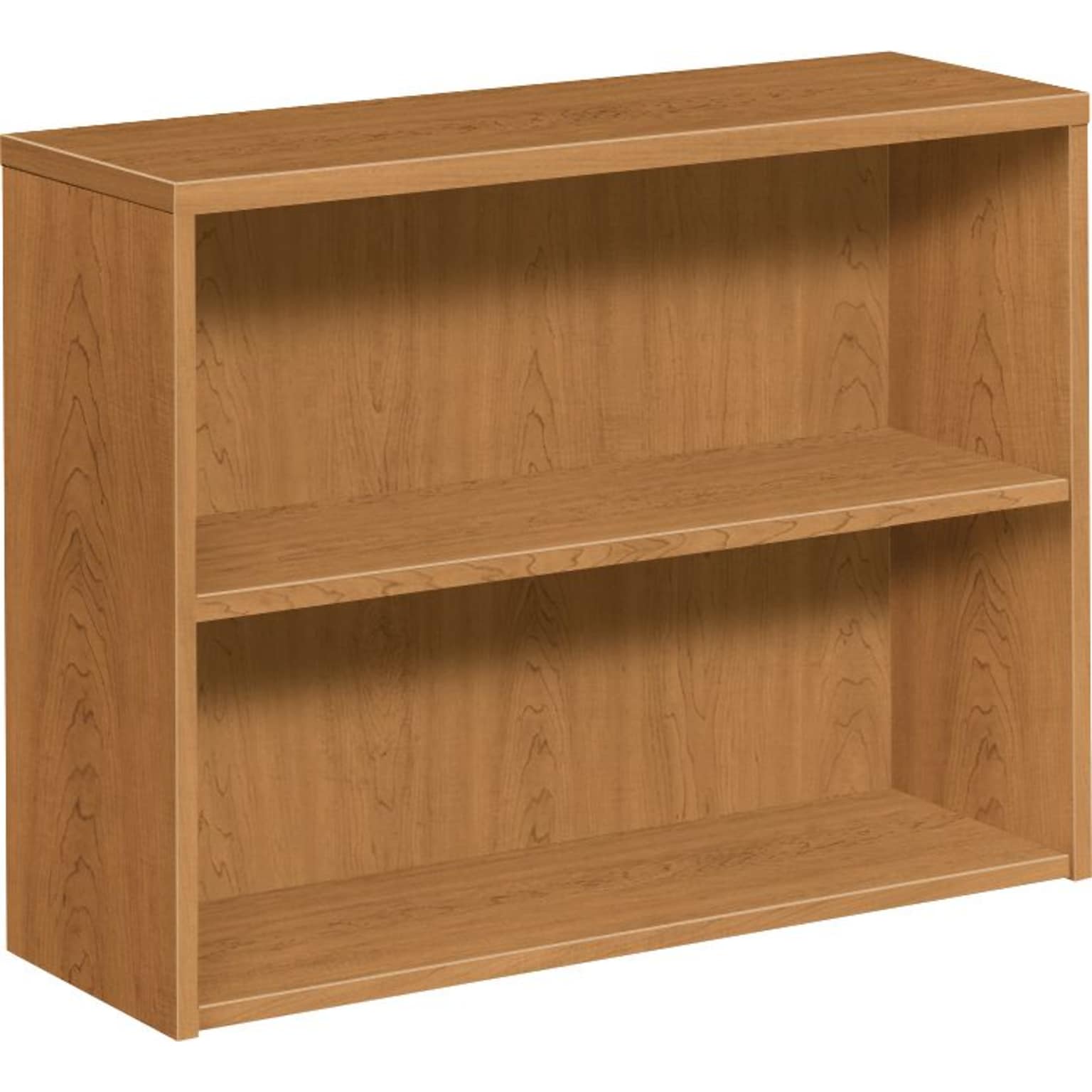 HON 10500 Series 2-Shelf Bookcase, 29 5/8H x 36W x 13 1/8D, Harvest (H105532CC)