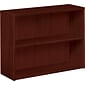 HON 10500 Series Bookcase, 2 Shelves, 36"W, Mahogany Finish NEXTExpress NEXT2019