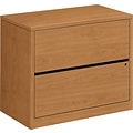 HON® 10500 Series 2 Drawer Lateral File Cabinet, Harvest, 36W (HON10563CC)