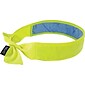 Ergodyne Chill-Its 6700 Evaporative Cooling Bandana, Lime, One Size, 6/Carton (12566)