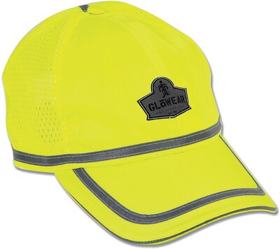 Ergodyne GloWear® 8930 High Visibility Baseball Cap, Lime, One Size (23239)