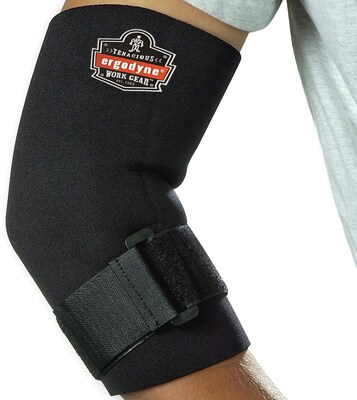 Ergodyne ProFlex 655 Neoprene Elbow Sleeve With Strap, Large (16584)