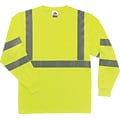 Ergodyne GloWear® 8391 High Visibility Long Sleeve T-Shirt, ANSI Class R3, Lime, 4XL (21708)