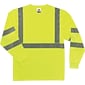 Ergodyne GloWear® 8391 High Visibility Long Sleeve T-Shirt, ANSI Class R3, Lime, 2XL (21706)