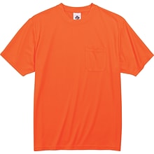Ergodyne GloWear 8089 High Visibility Short Sleeve T-Shirt, Orange, 3XL (21567)