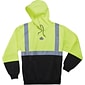 Ergodyne GloWear® 8293 High Visibility Long Sleeve Sweatshirt, ANSI Class R2, Hi-Vis Lime/Black, 2XL (21686)