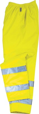 Ergodyne GloWear® 8915 High Visibility Pants, ANSI Class E, Lime, Large (24424)