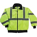 Ergodyne GloWear 8379 High Visibility Long Sleeve Jacket, ANSI Class R3, Lime, 3XL (24477)