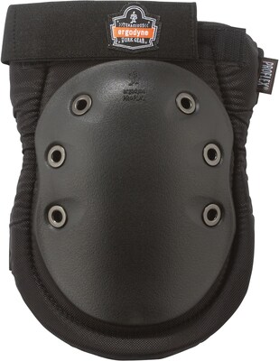 Ergodyne® ProFlex® Knee Pad With Slip Resistant Rubber Cap, Black, Pair