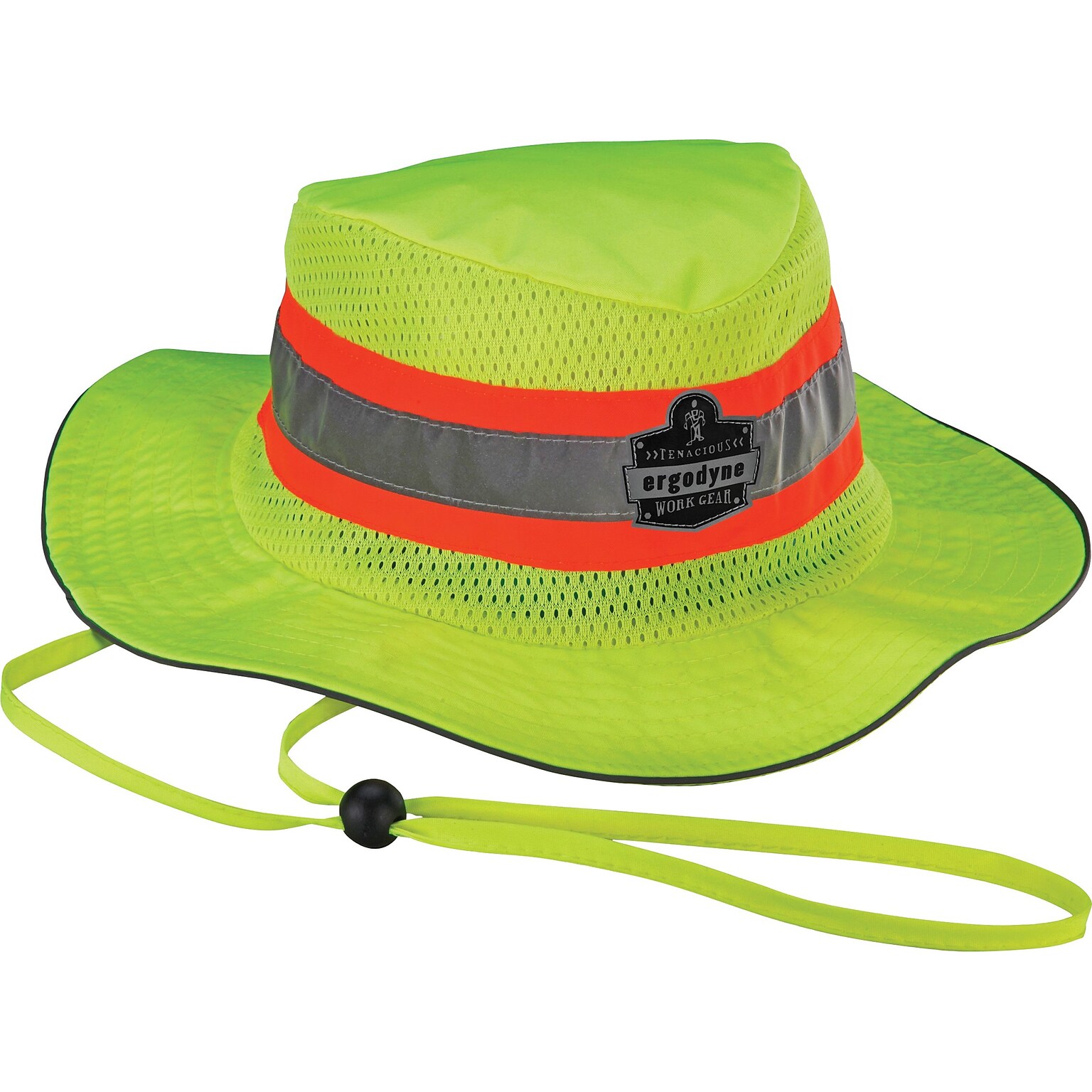 Ergodyne Cooling High Visibility Sun Hat, Lime, Large/Extra-Large (12591