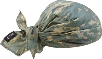 Ergodyne® Chill-Its® 6710 Evaporative Cooling Triangle Hat, Camouflage, 24/CT