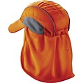 Ergodyne® Chill-Its® Absorptive High-Performance Hat With Neck Shade, Hi-Visibility Orange