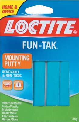 Fun-Tak Mounting Putty, Blue, 2 Oz.