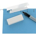 Erasable Hanging Folder Tabs, 1/3 Tab, 3 1/2 Inch, White, 25/PK (64627)